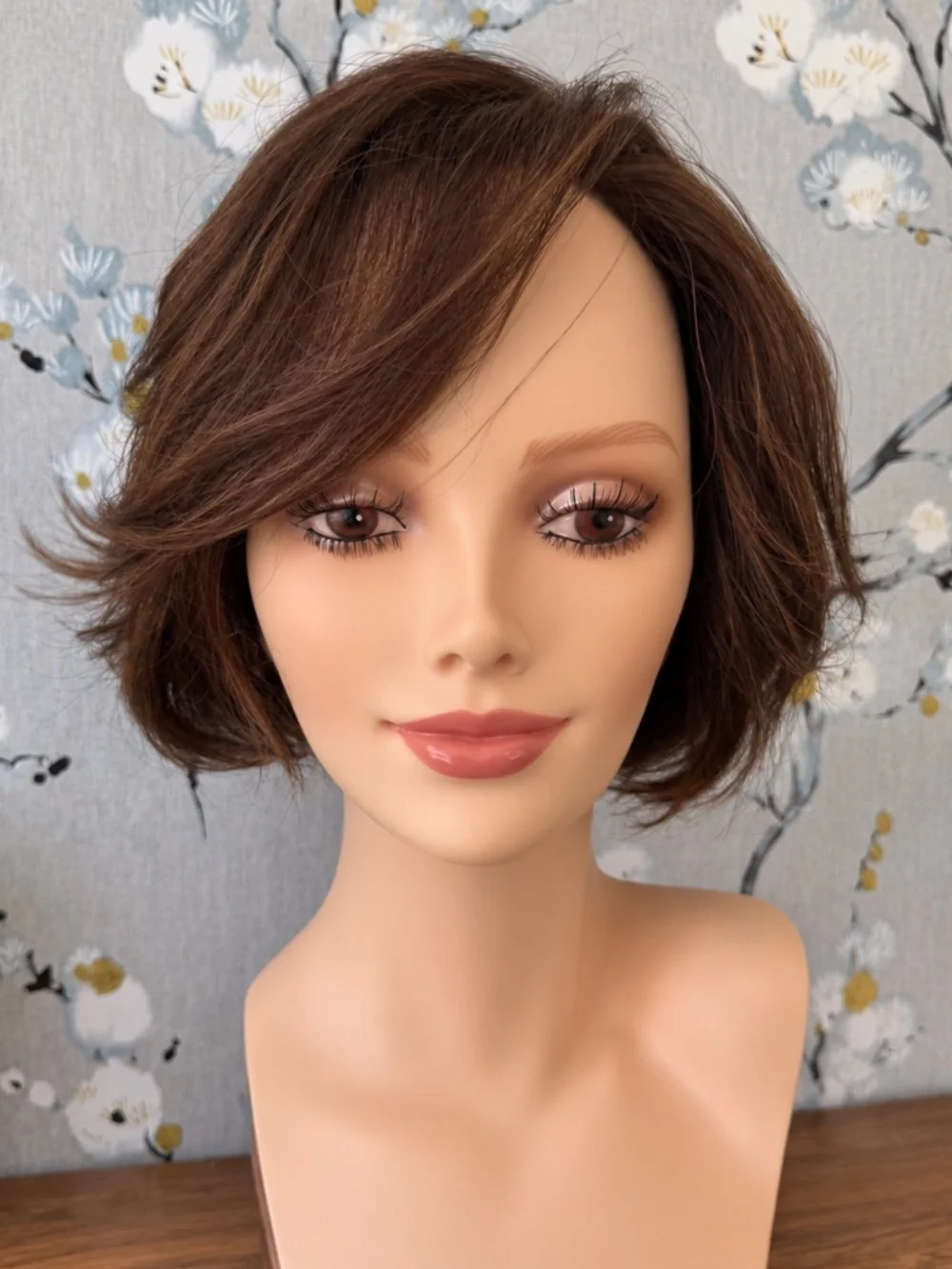 Human Hair Wig by Jon Renau, Ignite, petite size, color 6RN natural brown